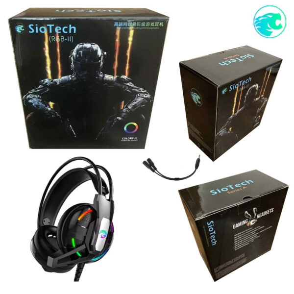 هدفون مخصوص بازی سیوتک مدل A12 RGB