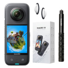دوربین فیلم برداری ورزشی اینستا 360 مدل insta360 x3 به همراه لوازم جانبی