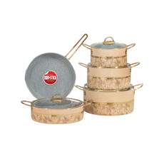 سرویس پخت و پز 9 پارچه آلانیر مدل non stick