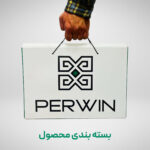 کیف لپ تاپ پِروین مدل توسکا مناسب برای لپ تاپ 16 اینچی به همراه کیف لوازم جانبی