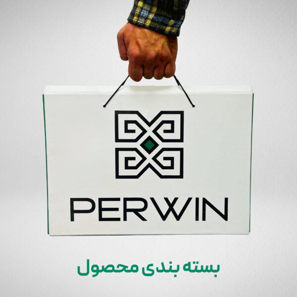 کیف لپ تاپ پِروین مدل توسکا مناسب برای لپ تاپ 16 اینچی به همراه کیف لوازم جانبی