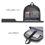 کوله پشتی لپ تاپ بنج مدل BG-1807 مناسب برای لپ تاپ 14.1 تا 15.6 اینچی