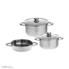 سرویس پخت و پز 5 پارچه پارس استیل مدل پارس