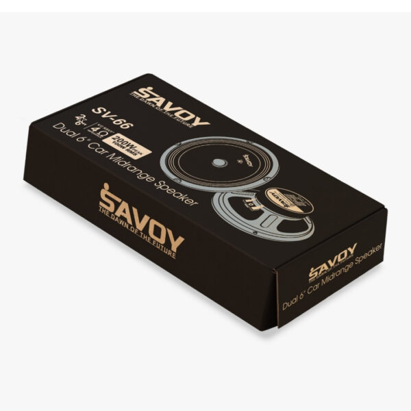 میدرنج پشت خودرو ساووی مدل SV-66B سایز 6.5 اینچ بسته 2 عددی