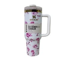 تراول ماگ مدل دسته دار گل دار کد QUENCHER H20 TUMBLER گنجایش 1.180 لیتر