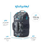 کوله پشتی لپ تاپ اچ‌ پی مدل HP ODYSSEY BACKPACK GREY مناسب برای لپ تاپ 14.1 تا 15.6 اینچی