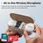 میکروفن یقه ای انکروورک مدل M650 Wireless Lavalier با درگاه اتصال Type-C و Lightning
