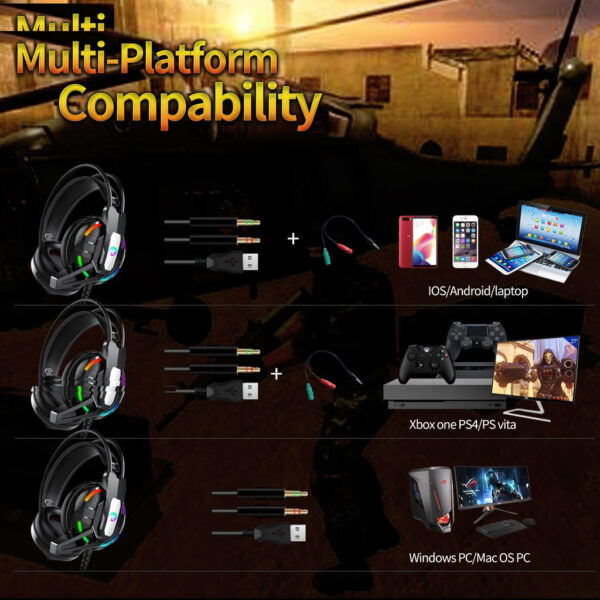 هدست مخصوص بازی مدل RGB-A12