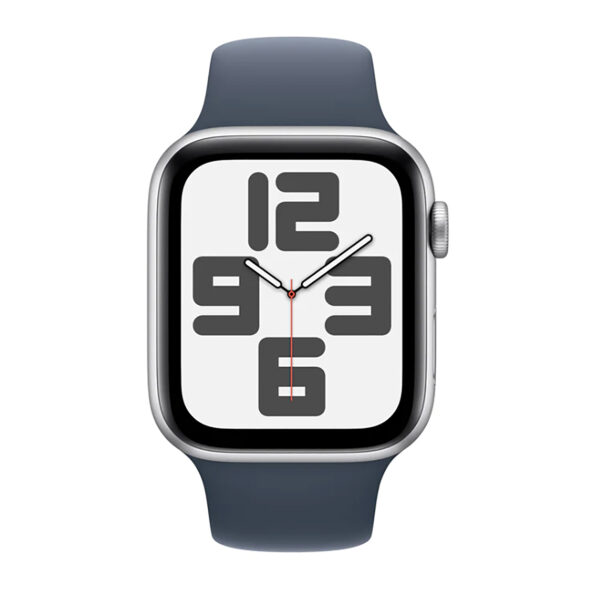 ساعت هوشمند اپل مدل SE 2023 Aluminum Case 40mm دارای قابلیت های قابلیت مکالمه از طریق بلوتوث بند سیلیکون