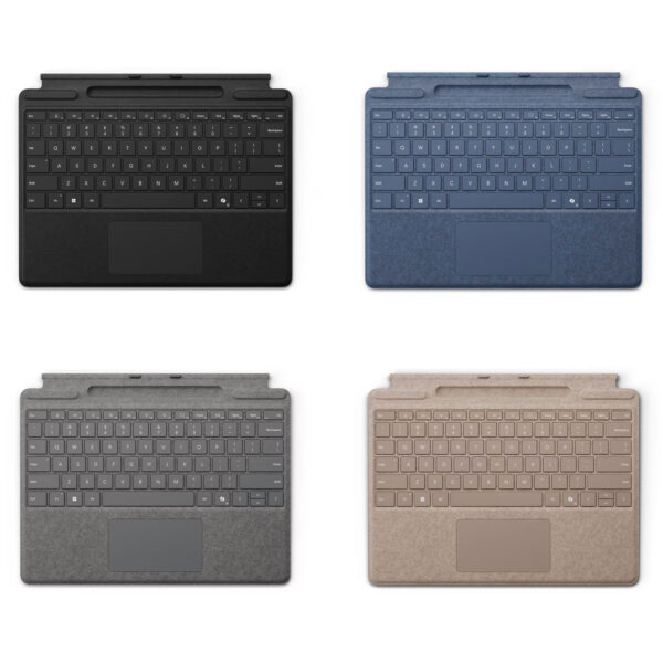 تبلت 13 اینچی مایکروسافت مدل Surface Pro 11-Snapdragon X Plus LCD ظرفیت 512 گیگابایت و رم 16 گیگابایت به همراه کیبورد Surface Pro Copilot و قلم Slim Pen 2
