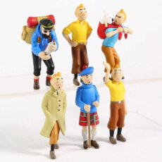 فیگور مدل تن تن و کاپیتان هادوک مجموعه 6 عددی