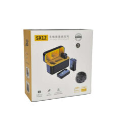 میکروفن یقه ای بی سیم مدل SX12 مجموعه دو عددی