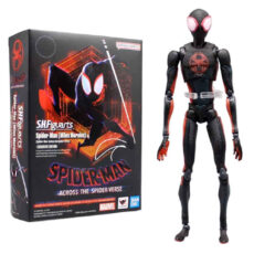 اکشن فیگور بندای مدل اسپایدرمن مایلز مورالس طرح Spiderman Miles Morales SHFiguarts