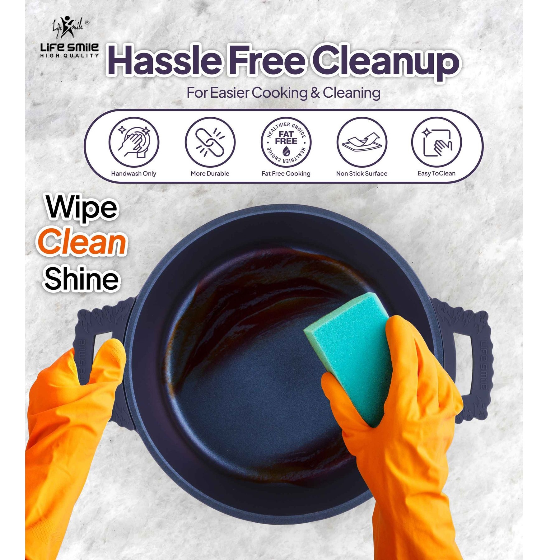 سرویس پخت و پز 10 پارچه لایف اسمایل مدل FL20