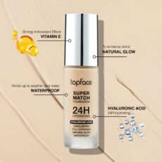 کرم پودر تاپ فیس مدل SUPER MATCH شماره 001