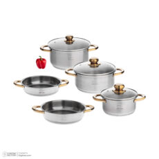 سرویس پخت و پز 8 پارچه پارس استیل مدل 001