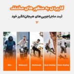 دوربین فیلم برداری ورزشی مدل Foxwear recorder helmet V6