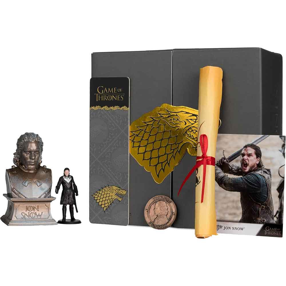 اکشن فیگور مدل گیم آف ترونز جان اسنو طرح Collector Box John Snow Game of Thrones بسته 7 عددی