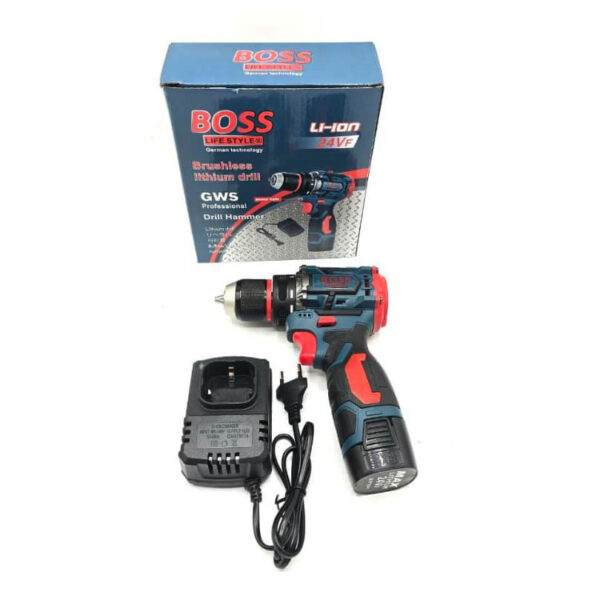 پیچ گوشتی شارژی باس مدل LIFE STYLE - 3034 کد 24V
