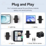 میکروفن یقه ای بیوا مدل WM-03