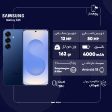 گوشی موبایل سامسونگ مدل Galaxy S25 دو سیم کارت ظرفیت 512 گیگابایت و رم 12 گیگابایت - پک ویتنام
