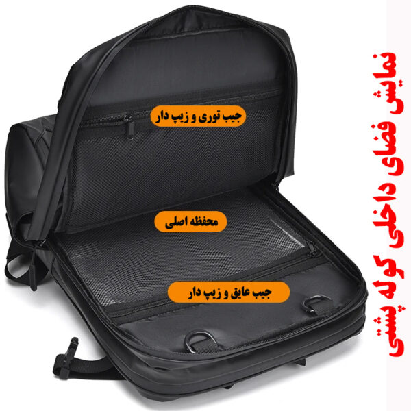 کوله پشتی لپ تاپ مدل 102 مناسب برای لپ تاپ سایز 15.6 اینچی