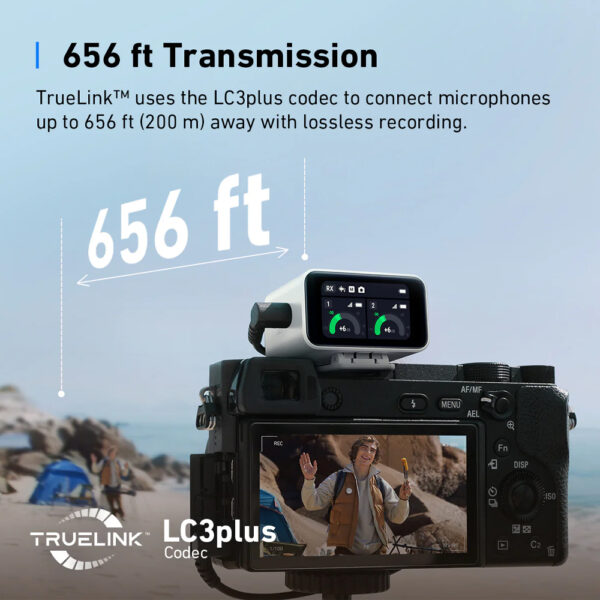 میکروفن یقه ای انکروورک مدل M650 Wireless Lavalier با درگاه اتصال Type-C و Lightning