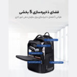 کوله پشتی لپ تاپ آرتیک هانتر مدل B00544 مناسب برای لپ تاپ 14.1 تا 15.6 اینچی