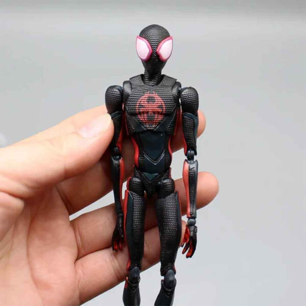 اکشن فیگور بندای مدل اسپایدرمن مایلز مورالس طرح Spiderman Miles Morales SHFiguarts