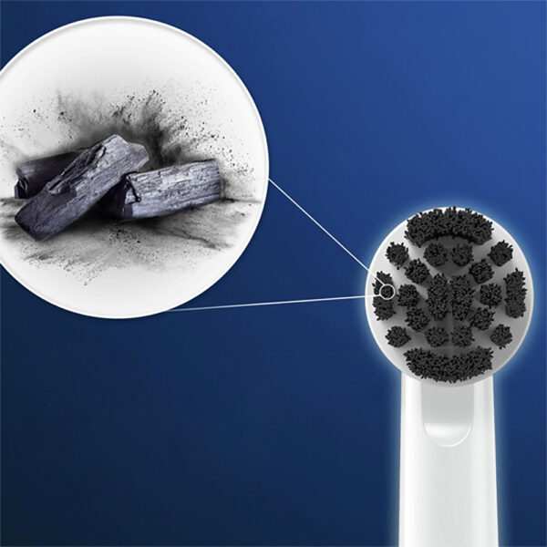 سری یدک مسواک برقی اورال بی مدل Charcoal بسته 2 عددی