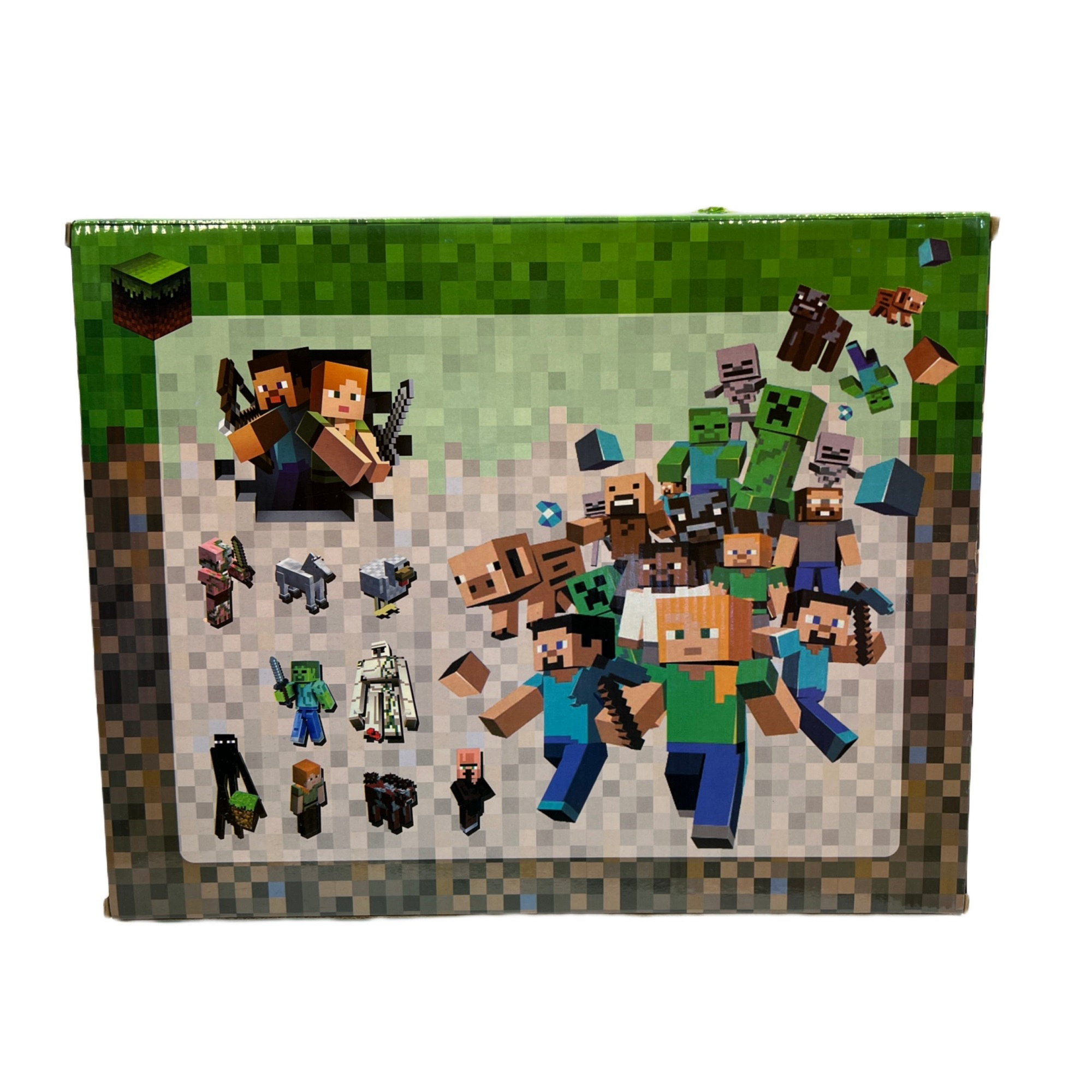 اکشن فیگور مدل شخصیت های ماینکرفت مجموعه 15 عددی