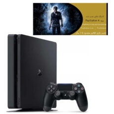 کنسول بازی سونی مدل Playstation 4 Slim ریجن 3 سری CUH-2218B ظرفیت 1 ترابایت به همراه 10 عدد بازی