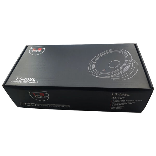 میدرنج خودرو ال اس آدیو مدل LS-M8L بسته دو عددی