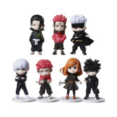 فیگور مدل انیمه جوجوتسو کایزن طرح گوجو و دوستان مجموعه 7 عددی