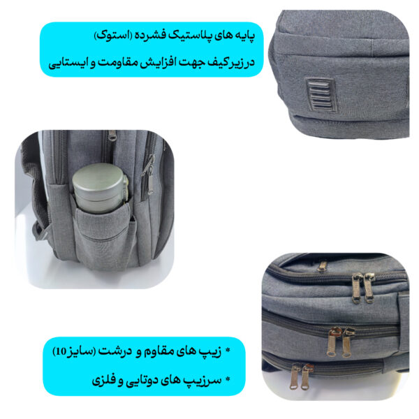 کوله پشتی سفری و روزمره مدل krm_2024