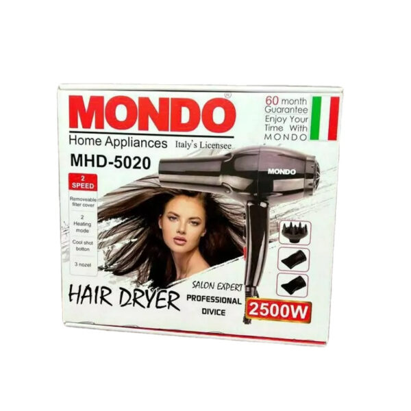 سشوار حرفه ای موندو مدل MHD-5020