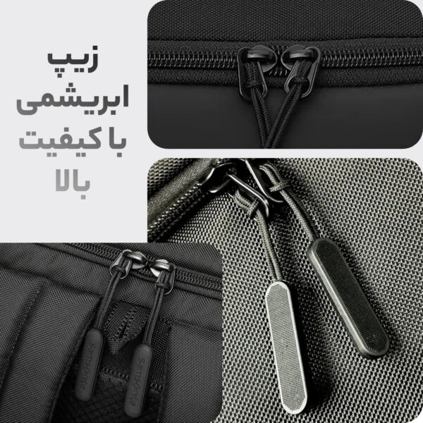 کوله پشتی لپ تاپ مدل Dual Compartment مناسب برای لپ تاپ 14.1 تا 15.6 اینچی