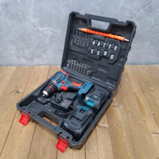 مجموعه 28 عددی دریل پیچ گوشتی شارژی براشلس صنعتی باس مدل LIFE _ STYLE