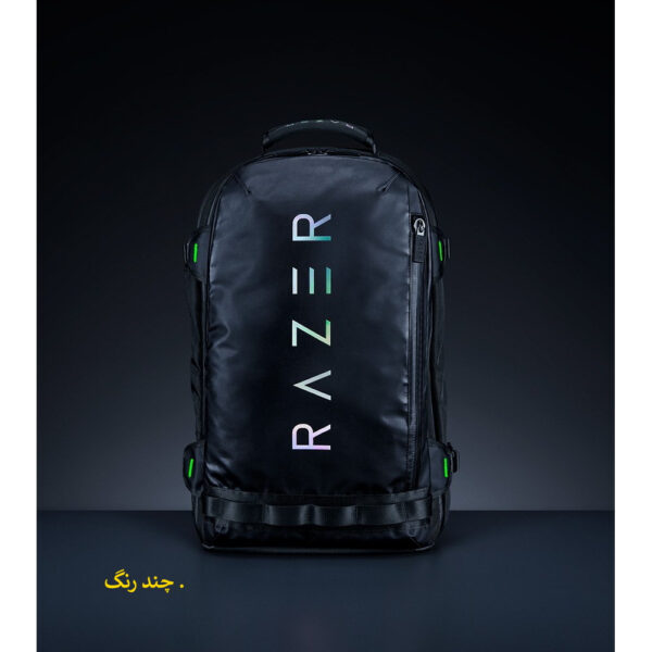 کوله‌ پشتی ریزر مدل rogue v3 مناسب برای لپ‌تاپ تا سایز 15.6 اینچ