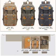 کوله پشتی دوربین مدل Batik Canvas Micro