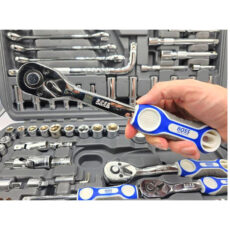 آچار بکس باس مدل BS-128 مجموعه صنعتی 128 عددی