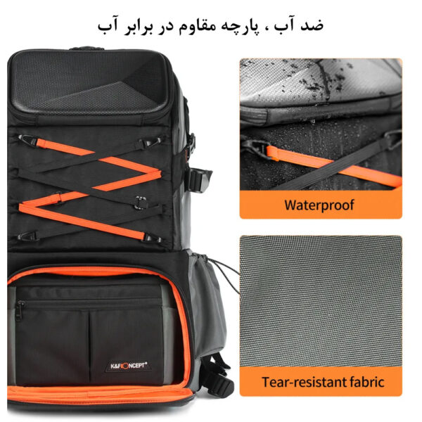کوله پشتی دوربین کی اند اف مدل Hiking Travel