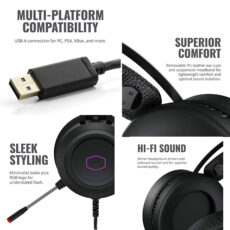 هدست مخصوص بازی کولر مستر مدل CH-321 Helmet