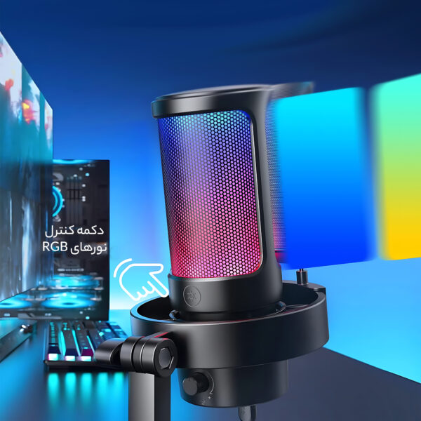 میکروفن کندانسر فای فاین مدل AmpliGame A8