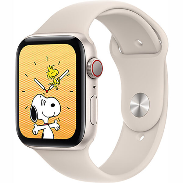 ساعت هوشمند اپل مدل SE 2023 Aluminum Case 40mm دارای قابلیت های قابلیت مکالمه از طریق بلوتوث بند سیلیکون