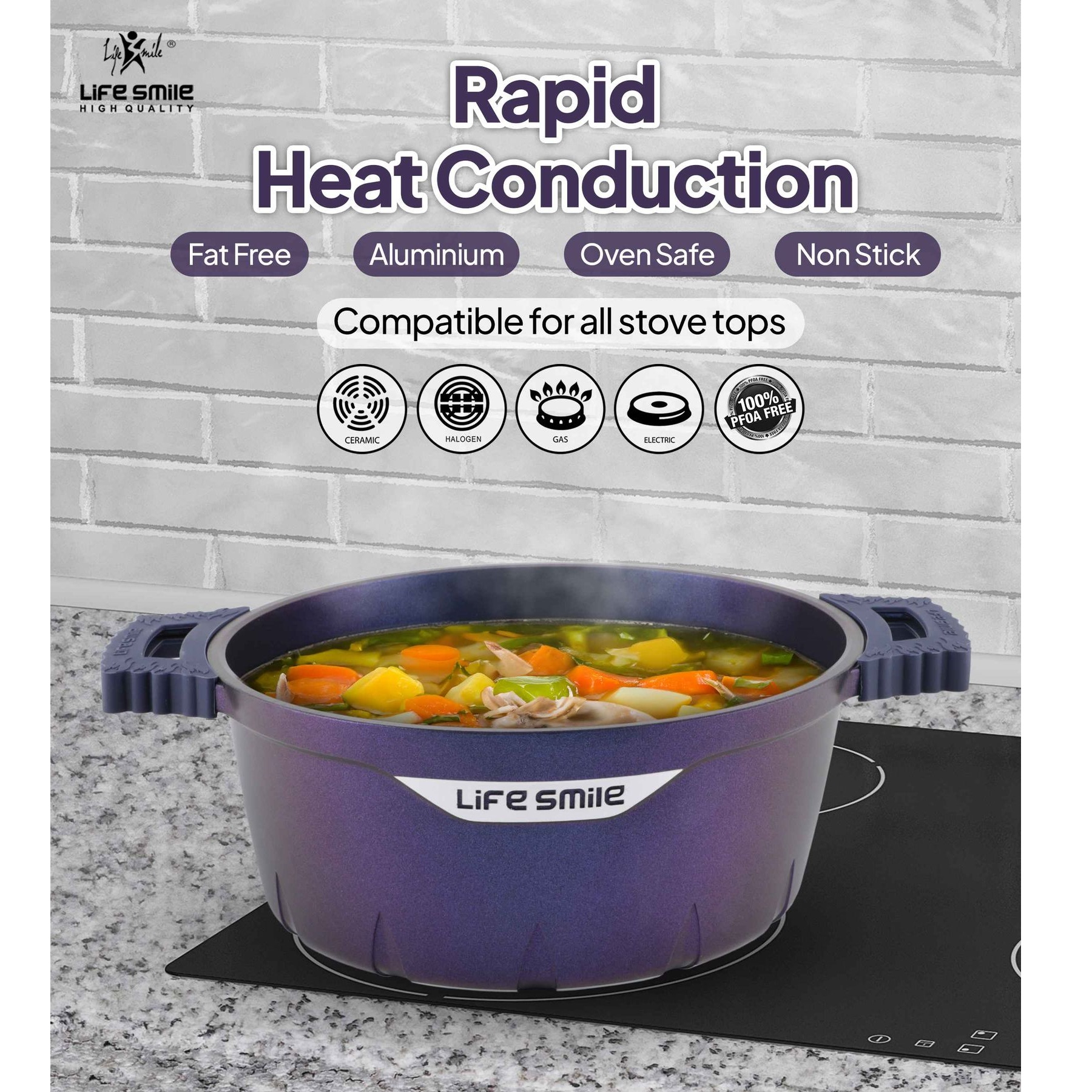 سرویس پخت و پز 10 پارچه لایف اسمایل مدل FL20