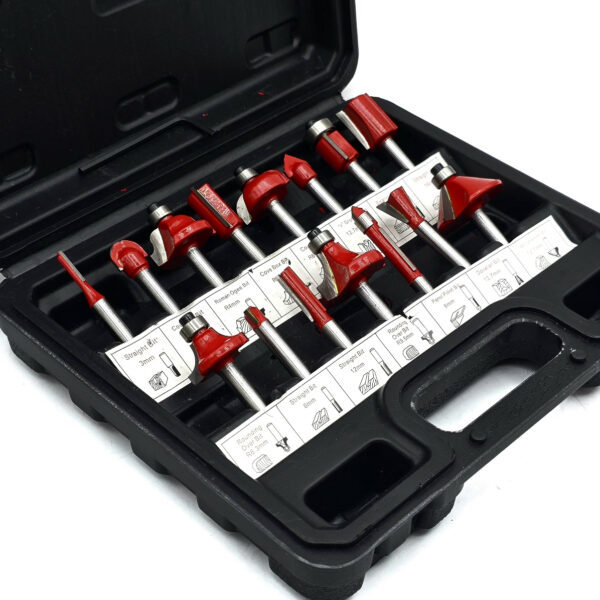 مته اور فرز مشتی باس مدل SHANK-6MM مجموعه 15 عددی