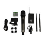ست میکروفن بیسیم 2 کانال یقه ای و دستی زیکو مدل UH600HC