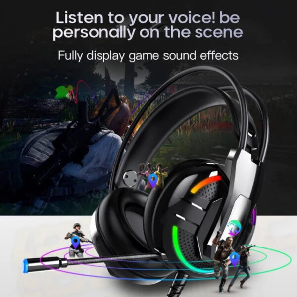 هدفون مخصوص بازی سیوتک مدل A18 RGB