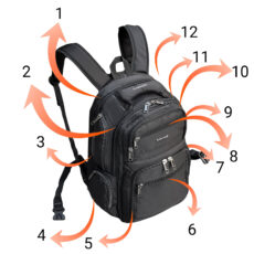 کوله پشتی 45 لیتری فوروارد کد FCLT77032PREEMINENT CASE